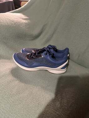 ECCO BIOM Fjuel Blue Mesh & Leather Walking Shoestring 42